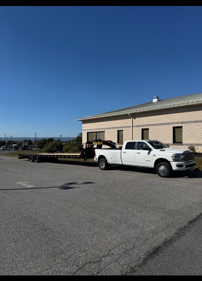Hotshot flatbed setup