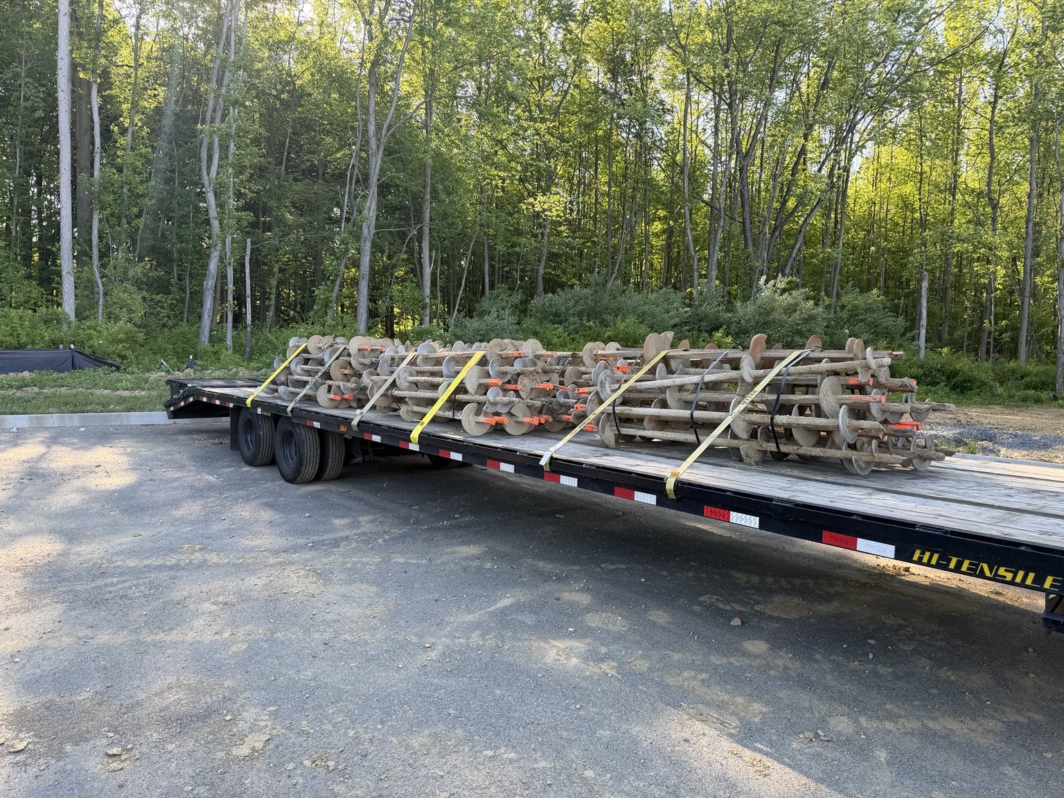 Construction material delivery